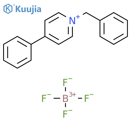 N-Benzyl-4-phenyl pyridinium tetrafluoroborate structure