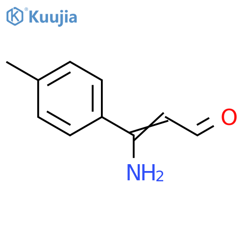 2-Propenal,3-amino-3-(4-methylphenyl)- structure