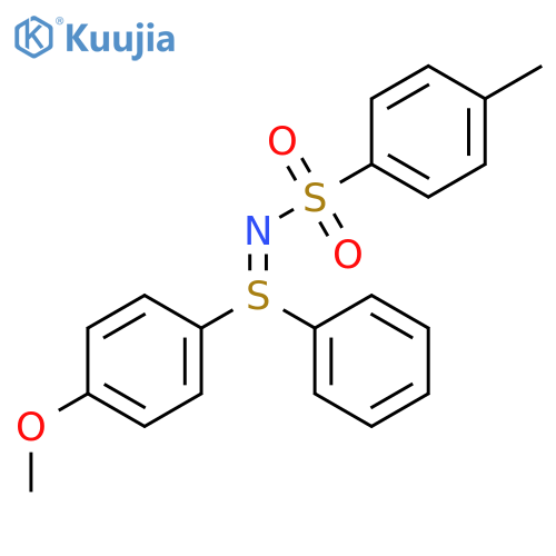 Sulfilimine, S-(4-methoxyphenyl)-N-[(4-methylphenyl)sulfonyl]-S-phenyl- structure