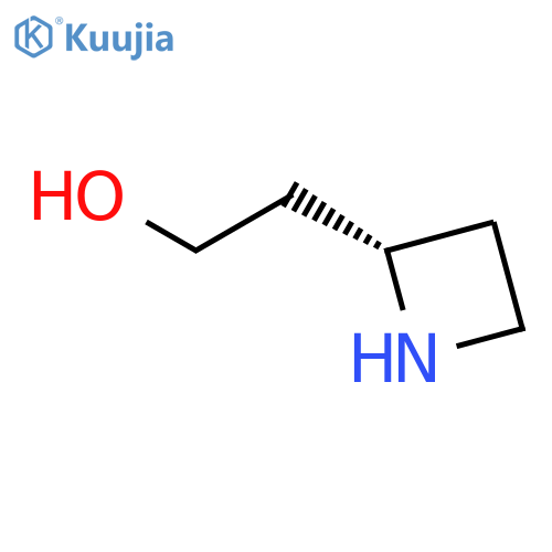 2-Azetidineethanol, (2S)- structure