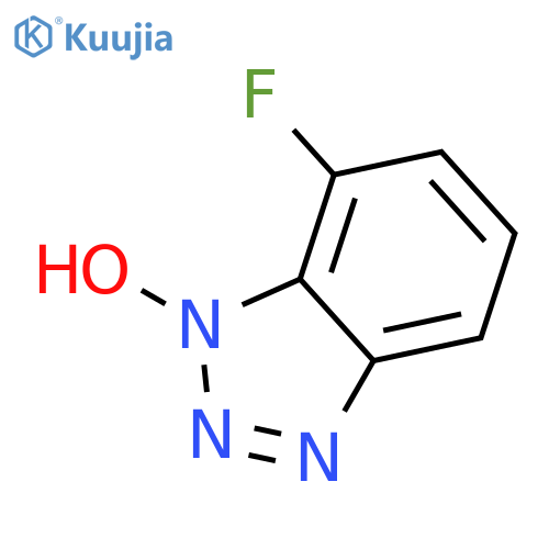 1H-BENZOTRIAZOLE, 7-FLUORO-1-HYDROXY- structure