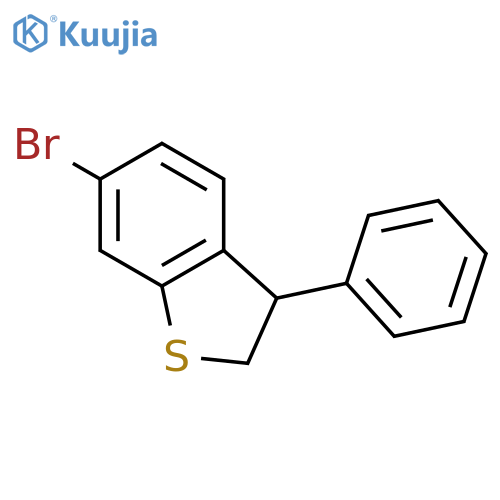 BENZO[B]THIOPHENE, 6-BROMO-2,3-DIHYDRO-3-PHENYL- structure