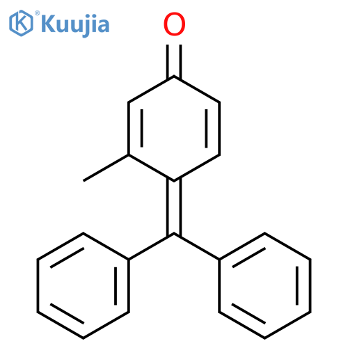2,5-Cyclohexadien-1-one, 4-(diphenylmethylene)-3-methyl- structure