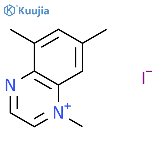 Quinoxalinium, 1,5,7-trimethyl-, iodide structure