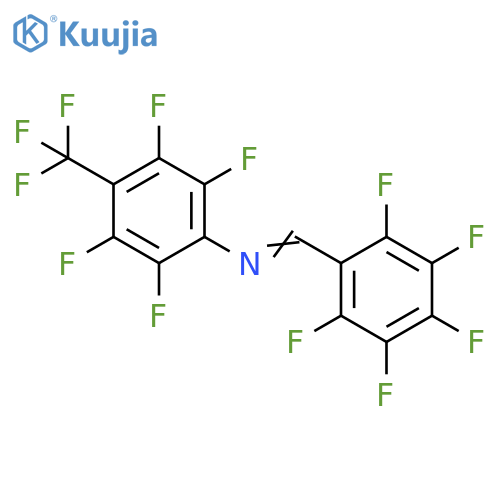 Benzenamine,2,3,5,6-tetrafluoro-N-[(pentafluorophenyl)methylene]-4-(trifluoromethyl)- structure