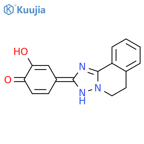 1,2-Benzenediol,4-(5,6-dihydro[1,2,4]triazolo[5,1-a]isoquinolin-2-yl)- structure