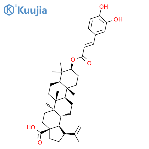 Lup-20(29)-en-28-oic acid,3-[[(2E)-3-(3,4-dihydroxyphenyl)-1-oxo-2-propen-1-yl]oxy]-, (3b)- structure