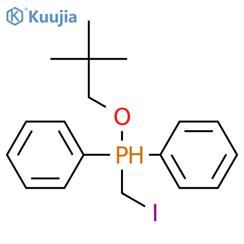 Phosphorane, (2,2-dimethylpropoxy)iodomethyldiphenyl- structure