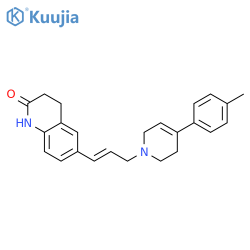 2(1H)-Quinolinone,6-[3-[3,6-dihydro-4-(4-methylphenyl)-1(2H)-pyridinyl]-1-propen-1-yl]-3,4-dihydro- structure