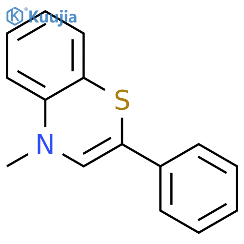 4H-1,4-BENZOTHIAZINE, 4-METHYL-2-PHENYL- structure