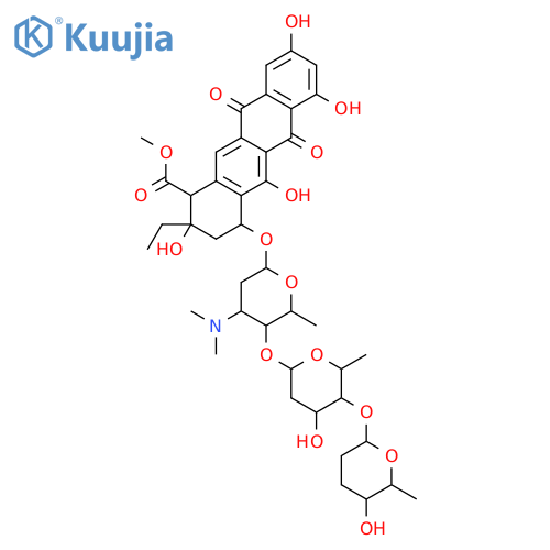 2-Hydroxyaclacinomycin N structure