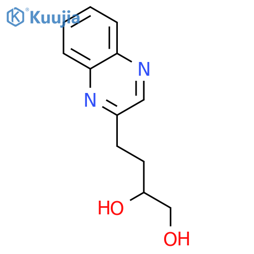 2-(3’,4’-Dihydroxybutyl)quinoxaline structure