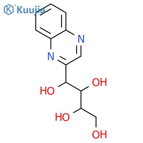 2-(1’,2’,3’,4’-Tetrahydroxybutyl)quinoxaline structure