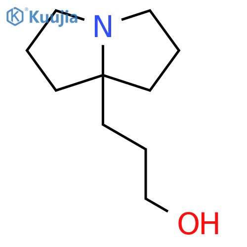 3-(hexahydro-1H-pyrrolizin-7a-yl)propan-1-ol structure