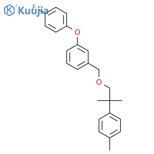 1-(4-fluorophenoxy)-3-{[2-methyl-2-(4-methylphenyl)propoxy]methyl}benzene structure