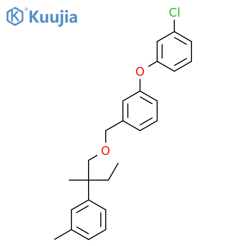 3-(3-Chlorophenoxy)benzyl 2-(3-methylphenyl)-2-methylbutyl ether structure