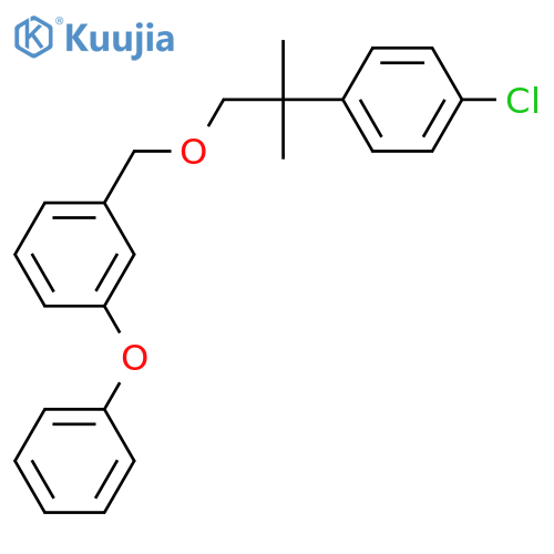 1-((2-(4-Chlorophenyl)-2-methylpropoxy)methyl)-3-phenoxybenzene structure