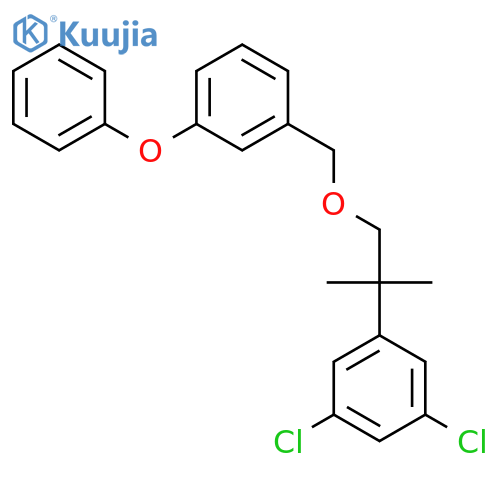 Benzene,1-[[2-(3,5-dichlorophenyl)-2-methylpropoxy]methyl]-3-phenoxy- structure