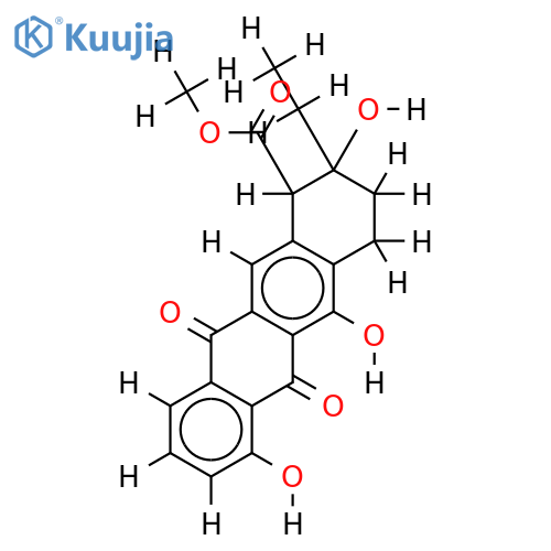 (9R,10S)-7-deoxyaklavinone structure