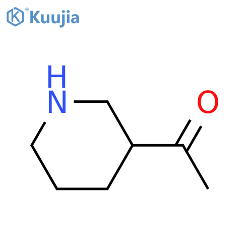 1-(piperidin-3-yl)ethan-1-one structure