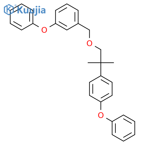 3-Phenoxybenzyl 2-(4-phenoxyphenyl)-2-methylpropyl ether structure