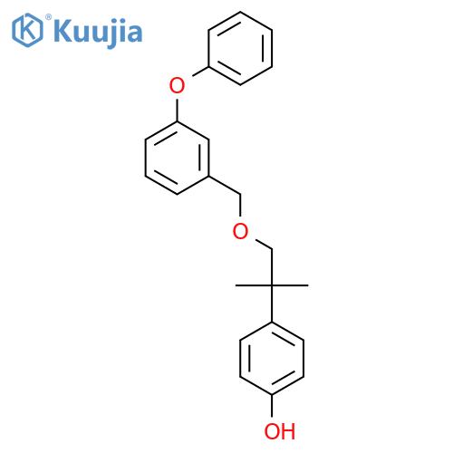 Phenol,4-[1,1-dimethyl-2-[(3-phenoxyphenyl)methoxy]ethyl]- structure