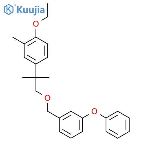 4-{1,1-dimethyl-2-[(3-phenoxybenzyl)oxy]ethyl}-1-ethoxy-2-methylbenzene structure