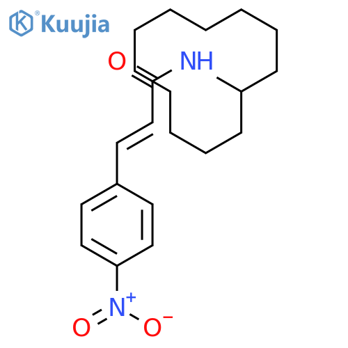 2-Propenamide, N-cyclododecyl-3-(4-nitrophenyl)- structure