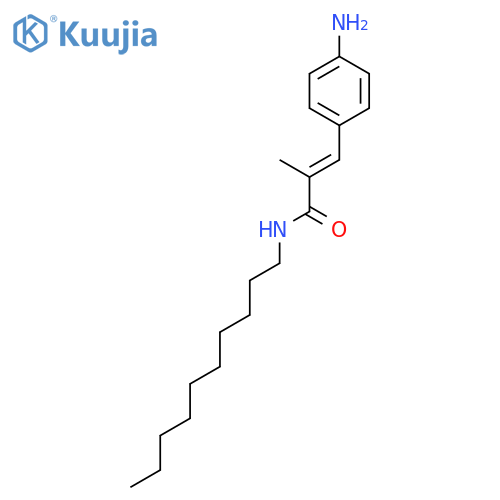2-Propenamide, 3-(4-aminophenyl)-N-decyl-2-methyl- structure