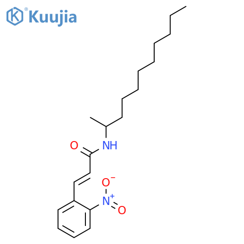 2-Propenamide, N-(1-methyldecyl)-3-(2-nitrophenyl)- structure