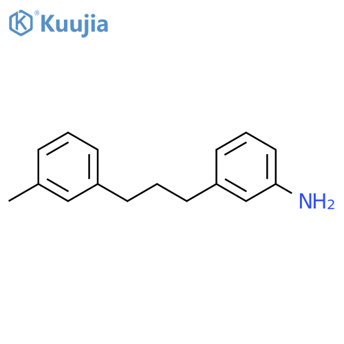 3-3-(3-methylphenyl)propylaniline structure