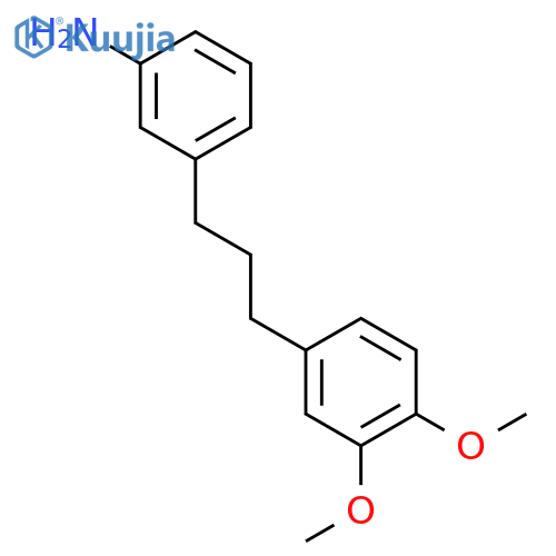 Benzenamine, 3-[3-(3,4-dimethoxyphenyl)propyl]- structure