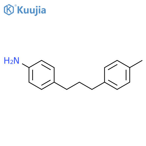 4-3-(4-methylphenyl)propylaniline structure