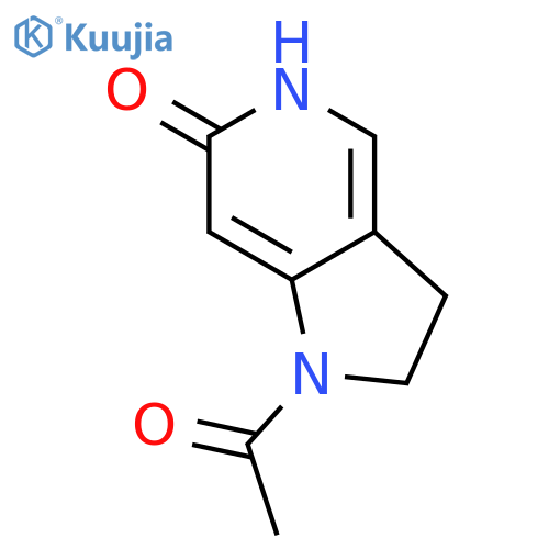 1-acetyl-1,2,3,5-tetrahydro-6H-Pyrrolo[3,2-c]pyridin-6-one structure