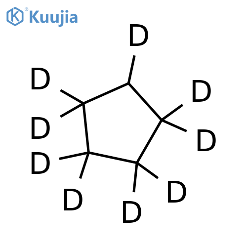 Cyclopentane-d9 structure
