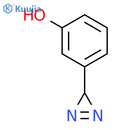 Phenol,3-(3H-diazirin-3-yl)- structure