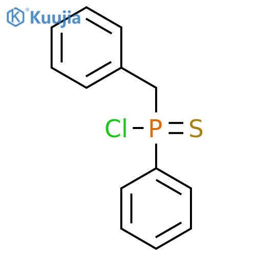 Phosphinothioic chloride, phenyl(phenylmethyl)- structure