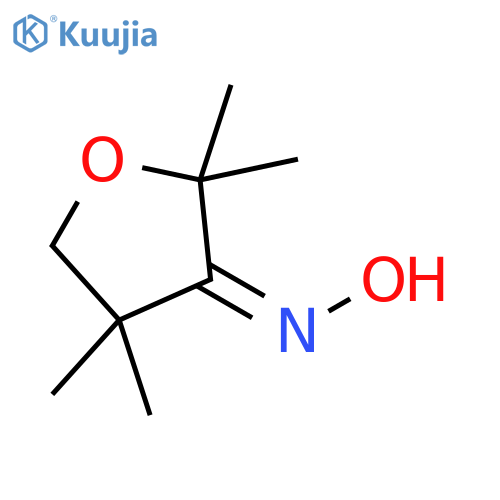 3(2H)-Furanone, dihydro-2,2,4,4-tetramethyl-, oxime, (Z)- structure