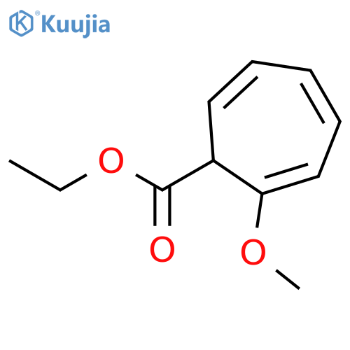 2,4,6-CYCLOHEPTATRIENE-1-CARBOXYLIC ACID, 2-METHOXY-, ETHYL ESTER structure
