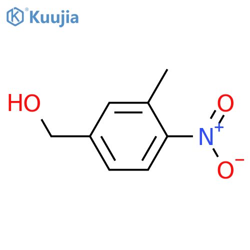(3-methyl-4-nitrophenyl)methanol structure