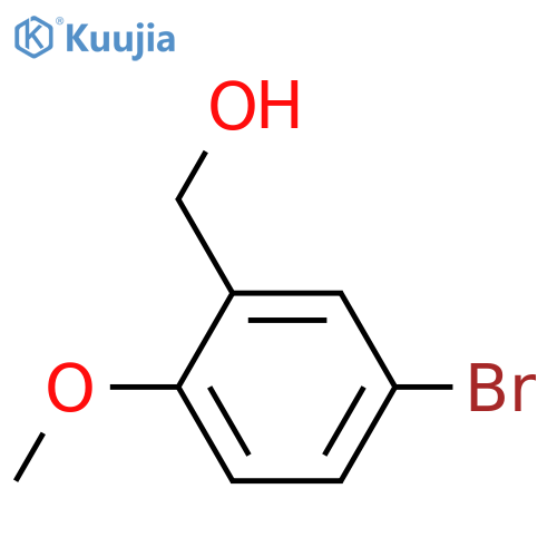 5-Bromo-2-methoxybenzyl alcohol structure