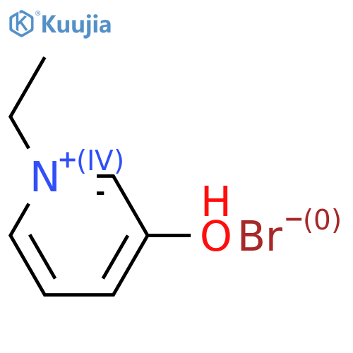1-ethyl-3-hydroxypyridin-1-ium bromide structure