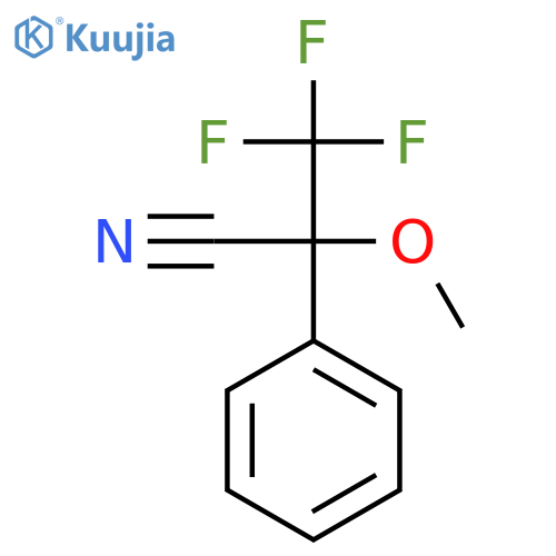 2-Methoxy-2-phenyl-3,3,3-trifluoropropionitrile structure