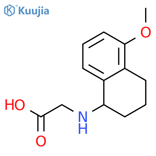 GLYCINE, N-(1,2,3,4-TETRAHYDRO-5-METHOXY-1-NAPHTHALENYL)- structure