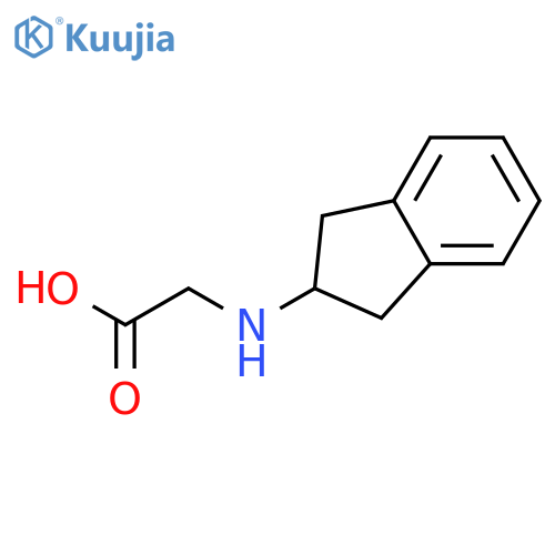 2-(2,3-dihydro-1H-inden-2-yl)aminoacetic Acid structure