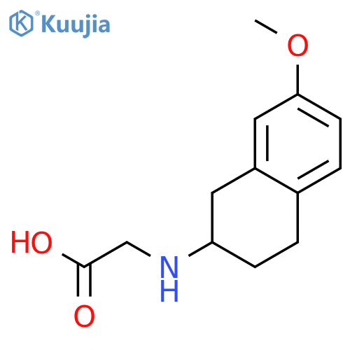 Glycine, N-(1,2,3,4-tetrahydro-7-methoxy-2-naphthalenyl)- structure