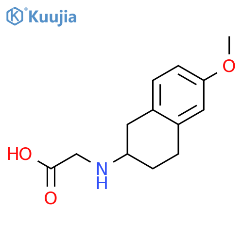 Glycine, N-(1,2,3,4-tetrahydro-6-methoxy-2-naphthalenyl)- structure