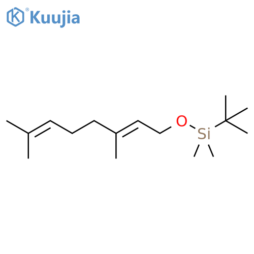 Silane,(1,1-dimethylethyl)[[(2E)-3,7-dimethyl-2,6-octadienyl]oxy]dimethyl- structure