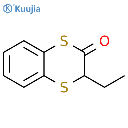 1,4-Benzodithiin-2(3H)-one,3-ethyl- structure