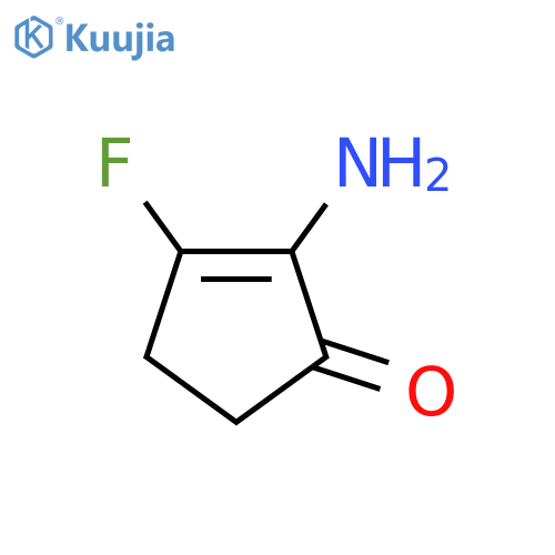 2-CYCLOPENTEN-1-ONE, 2-AMINO-3-FLUORO- structure